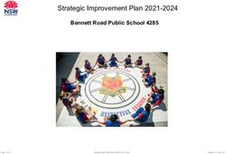 Strategic Improvement Plan 2021-2024 - Bennett Road Public School 4285 ...