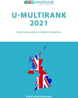 U-MULTIRANK 2021 British Universities in Global Comparison - WWW.UMULTIRANK.ORG