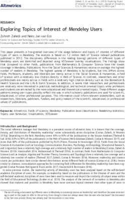 Exploring Topics of Interest of Mendeley Users - Journal of Altmetrics