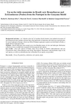 Up on the table mountains in Brazil: new Bromeliaceae and Eriocaulaceae (Poales) from the Pantepui in the Guayana Shield