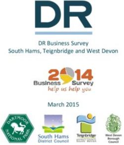 DR Business Survey South Hams, Teignbridge and West Devon March 2015