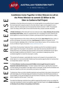 Candidates Come Together in Eden Monaro to call on the Prime Minister to commit $2 Billion to the Eden to Canberra Rail Project - Australian ...