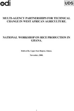 UDS MULTI-AGENCY PARTNERSHIPS FOR TECHNICAL CHANGE IN WEST AFRICAN AGRICULTURE. NATIONAL WORKSHOP ON RICE PRODUCTION IN GHANA - Overseas ...