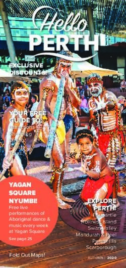 YOUR FREE GUIDE TO: Attractions Shopping Dining Events Tours - Hello Perth