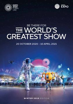 WINTER 2019 EDITION - Expo 2020 Dubai