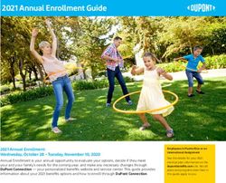 2021 ANNUAL ENROLLMENT GUIDE - DUPONT
