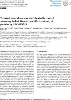 Technical note: Measurement of chemically resolved volume equivalent diameter and effective density of particles by AAC-SPAMS