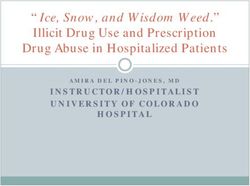 " Ice, Snow, and Wisdom Weed." Illicit Drug Use and Prescription - Drug Abuse in Hospitalized Patients