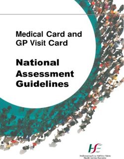 medical card gp visit card national assessment guidelines