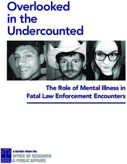 Overlooked in the Undercounted - The Role of Mental Illness in Fatal Law Enforcement Encounters - Treatment Advocacy Center