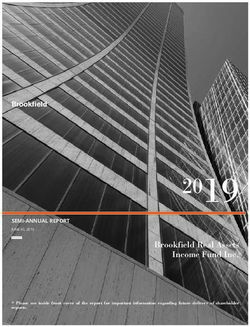 2019 Brookfield Real Assets Income Fund Inc - Brookfield