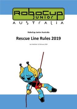RESCUE LINE RULES 2019 - ROBOCUP JUNIOR AUSTRALIA