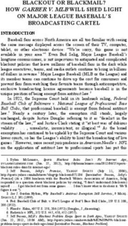 BLACKOUT OR BLACKMAIL? HOW GARBER V. MLB WILL SHED LIGHT ON MAJOR LEAGUE BASEBALL'S BROADCASTING CARTEL