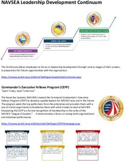 NAVSEA Leadership Development Continuum - Naval Sea ...