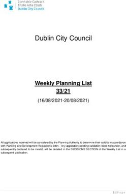 Dublin City Council Weekly Planning List 33/21