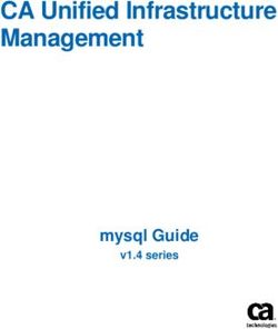 CA Unified Infrastructure Management - mysql Guide v1.4 series