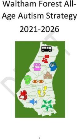 Waltham Forest All- Age Autism Strategy 2021-2026