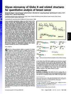 Glycan microarray of Globo H and related structures for quantitative analysis of breast cancer