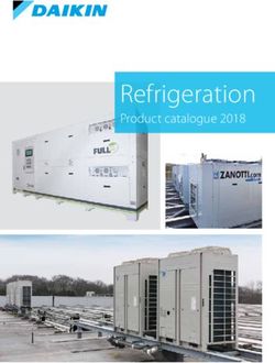 Refrigeration Product catalogue 2018 - Daikin
