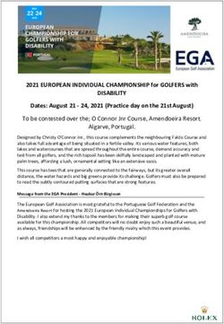 DISABILITY 2021 EUROPEAN INDIVIDUAL CHAMPIONSHIP for GOLFERS with - 24, 2021 (Practice day on the 21stAugust) T