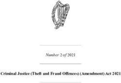 Criminal Justice (Theft and Fraud Offences) (Amendment) Act 2021 - Number 2 of 2021