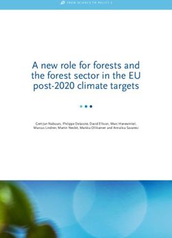 A new role for forests and the forest sector in the EU post-2020 climate targets