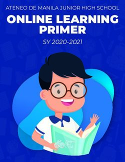 ONLINE LEARNING PRIMER - SY 2020-2021 ATENEO DE MANILA JUNIOR HIGH SCHOOL
