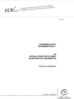 ECRI GENERAL POLICY RECOMMENDATION No. 7 ON NATIONAL LEGISLATION TO COMBAT RACISM AND RACIAL DISCRIMINATION - ADOPTED ON 13 DECEMBER 2002