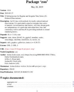 Package 'zoo' - The R Project for Statistical Computing