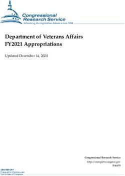 Department of Veterans Affairs FY2021 Appropriations - Updated December 14, 2020 - CRS ...