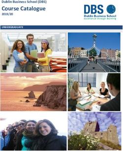 Course Catalogue Dublin Business School (DBS) - UNDERGRADUATE