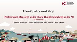 Fibre Quality workshop - Performance Measures under ID and Quality Standards under PQ - Commerce ...