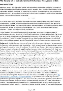 The Rise and Fall of India's Government Performance Management System - ASQ