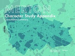 MERTON Character Study Appendix - Consultation summary - Merton Council