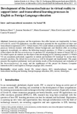 Development of the InteractionSuitcase in virtual reality to support inter- and transcultural learning processes in English as Foreign Language ...