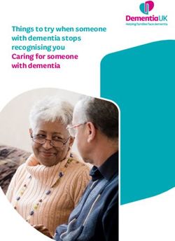 Things to try when someone with dementia stops recognising you Caring for someone with dementia - Dementia UK