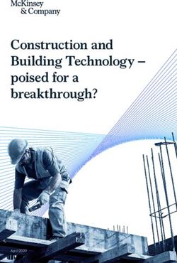 CONSTRUCTION AND BUILDING TECHNOLOGY - POISED FOR A BREAKTHROUGH? - APRIL 2020 - MCKINSEY