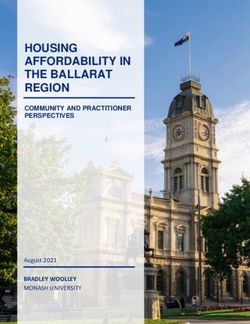 HOUSING AFFORDABILITY IN THE BALLARAT REGION - COMMUNITY AND PRACTITIONER PERSPECTIVES