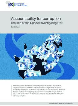Accountability for corruption - The role of the Special Investigating Unit David Bruce - Amazon AWS