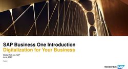 SAP Business One Introduction Digitalization for Your Business - Global Roll-out, SAP June, 2020 - SAP Help Portal