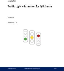 Traffic Light - Extension for Qlik Sense - LeapLytics Manual Version: 1 ...