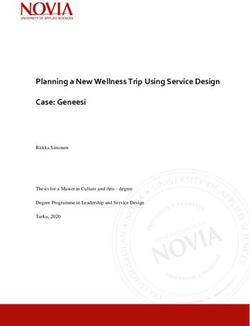 Planning a New Wellness Trip Using Service Design Case: Geneesi - Theseus