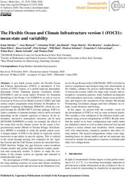 THE FLEXIBLE OCEAN AND CLIMATE INFRASTRUCTURE VERSION 1 (FOCI1): MEAN STATE AND VARIABILITY - MPG.PURE