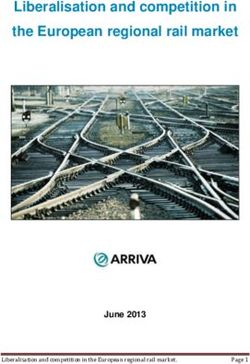 Liberalisation and competition in the European regional rail market - June 2013 - Arriva