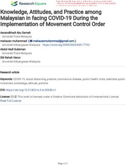 Knowledge, Attitudes, and Practice among Malaysian in facing COVID-19 During the Implementation of Movement Control Order