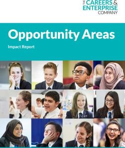 Opportunity Areas Impact Report - Careers & Enterprise Company