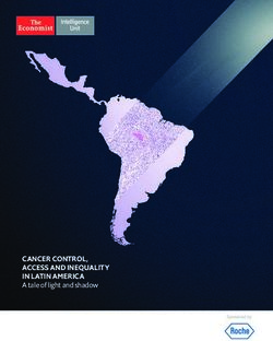 CANCER CONTROL, ACCESS AND INEQUALITY IN LATIN AMERICA - A tale of light and shadow