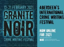 Aberdeen's international crime writing festival - Now online for 2021 www.granitenoir.com