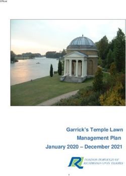 Garrick's Temple Lawn Management Plan January 2020 - December 2021