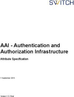 AAI - Authentication and Authorization Infrastructure - Attribute Specification 1 September 2015